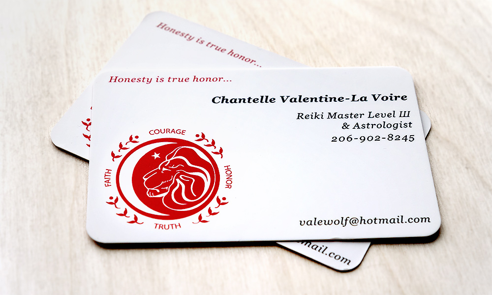 Business Card for Astrologist Chantelle